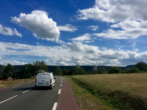 Nuclear power plant close to the border