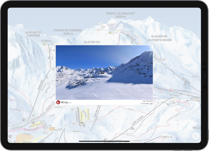 Hardcoded webcam image in Skimaps on iPad
